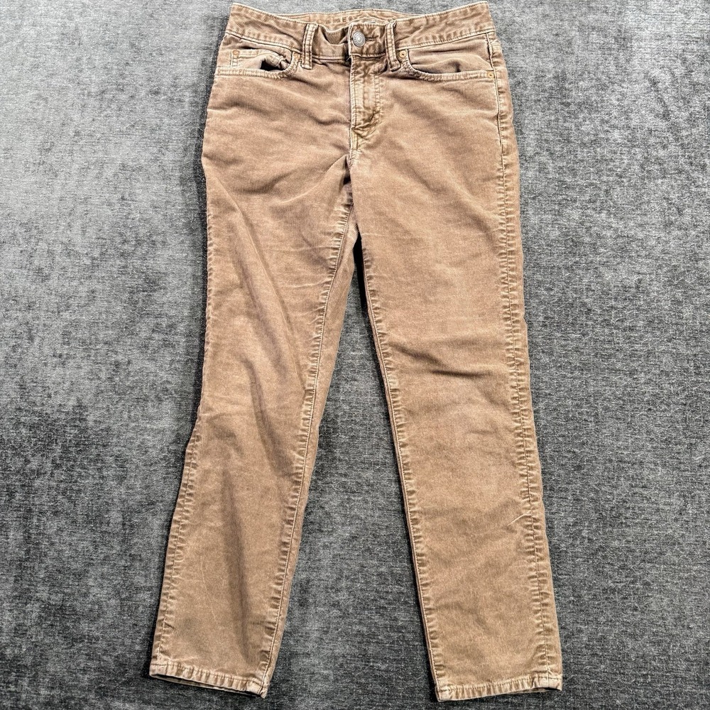 American Eagle Corduroy Pants Men's Size 28x28 Brown Flex Slim Stretch Casual